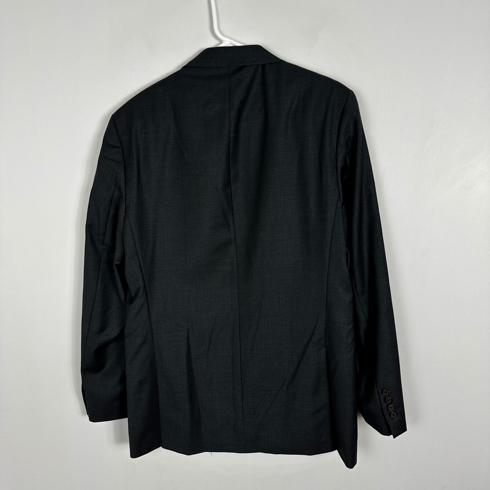 Ralph Lauren Mens Wool Blazer Sz 40R Dark Gray Professional Tailored Jacket Coat - Picture 16 of 16